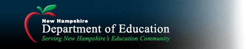 New Hampshire Department of Education header image