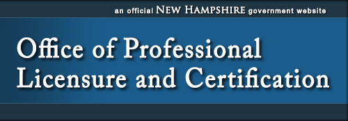 New Hampshire Office of Professional Licensure and Certification