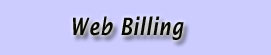 Generic Header for Web Billing which says, 'Web Billing'
